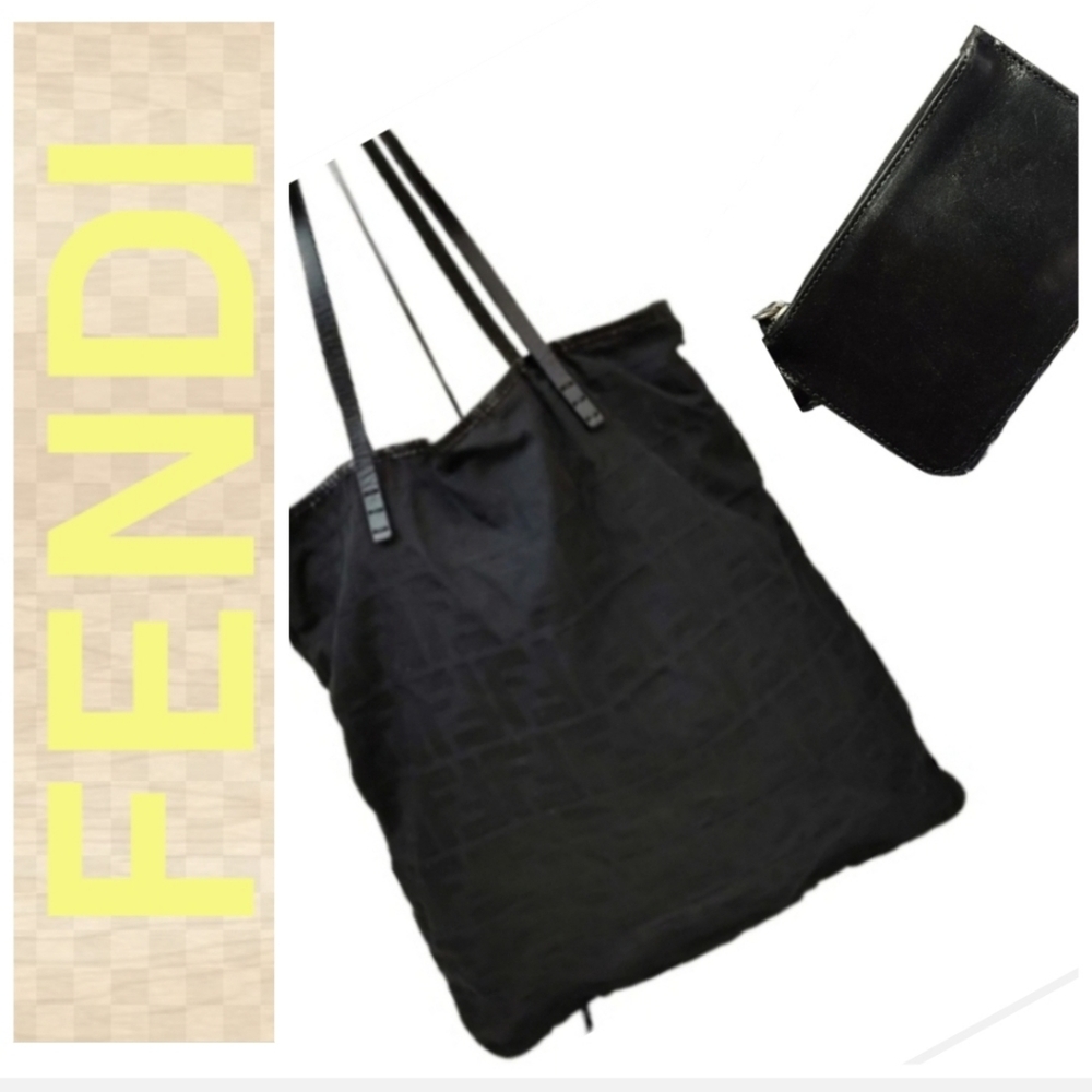 🧧DUO Fendi Zucca Tote w/Pouch🍄+GIFT🧣TRENDING(Copy)